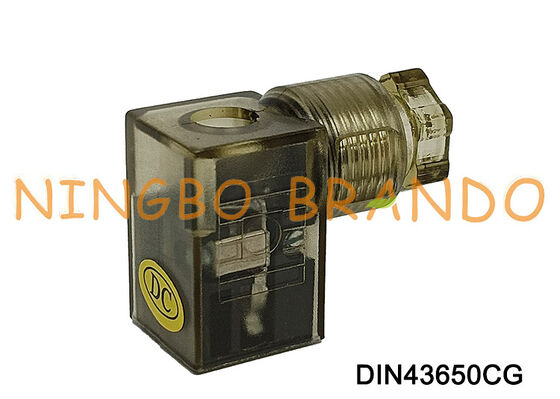 DIN43650C সোলেনয়েড ভালভ কয়েল সংযোগকারী 9.4mm MPM ব্রাউন DIN 43650 টাইপ সি