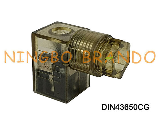 DIN43650C সোলেনয়েড ভালভ কয়েল সংযোগকারী 9.4mm MPM ব্রাউন DIN 43650 টাইপ সি