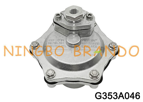ASCO টাইপ G353A046 1 1/2 ইঞ্চি এয়ার কন্ট্রোল রিমোট পাইলট ডাবল ডায়াফ্রাম ভালভ
