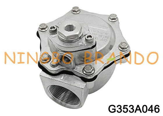 ASCO টাইপ G353A046 1 1/2 ইঞ্চি এয়ার কন্ট্রোল রিমোট পাইলট ডাবল ডায়াফ্রাম ভালভ