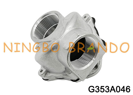 ASCO টাইপ G353A046 1 1/2 ইঞ্চি এয়ার কন্ট্রোল রিমোট পাইলট ডাবল ডায়াফ্রাম ভালভ
