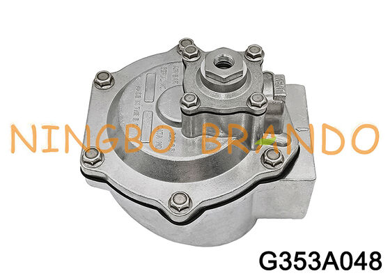 G353A048 বায়ু নিয়ন্ত্রিত পালস ভালভ 2 ইঞ্চি ডায়াফ্রাম ধুলো নিয়ন্ত্রণ ভালভ