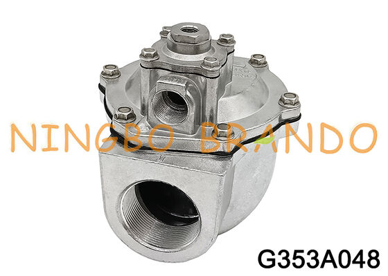 G353A048 বায়ু নিয়ন্ত্রিত পালস ভালভ 2 ইঞ্চি ডায়াফ্রাম ধুলো নিয়ন্ত্রণ ভালভ