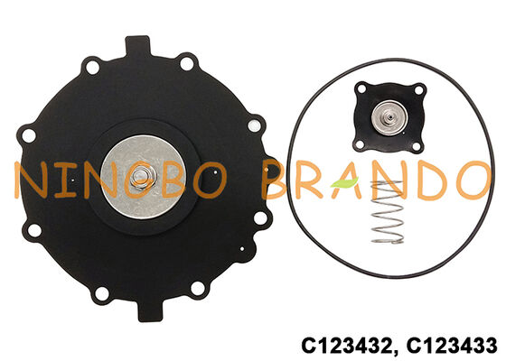 C123432 C123433 ASCO টাইপ SCG353D060 SCG353G060 G353.058 পালস ভালভের জন্য ডায়াফ্রাম কিট