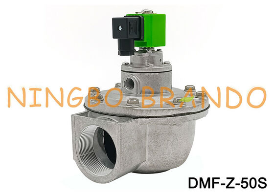 DMF-Z-50S G2 ইঞ্চি ডান কোণ বায়ুসংক্রান্ত পালস সোলেনয়েড ডায়াফ্রাম ভালভ AC220V DC24V