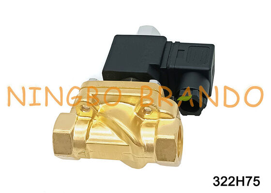 সাধারণত খোলা Solenoid ভালভ 322H75 G1/2'' 40 বার DC24V AC220V