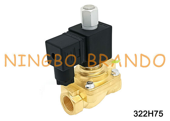 সাধারণত খোলা Solenoid ভালভ 322H75 G1/2'' 40 বার DC24V AC220V