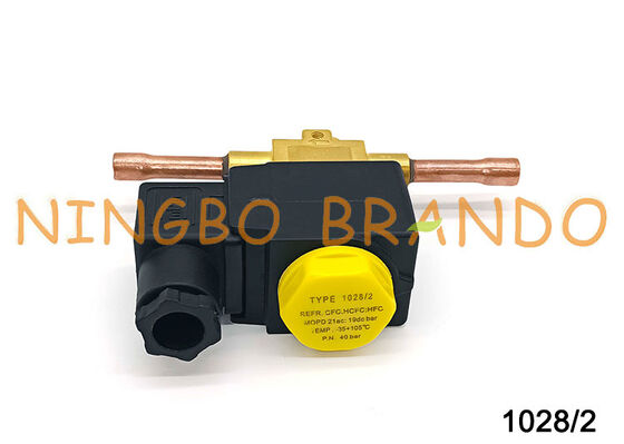 CASTEL Type 1028/2 Solenoid Valve 1/4 Inch for Refrigeration and HVAC systems