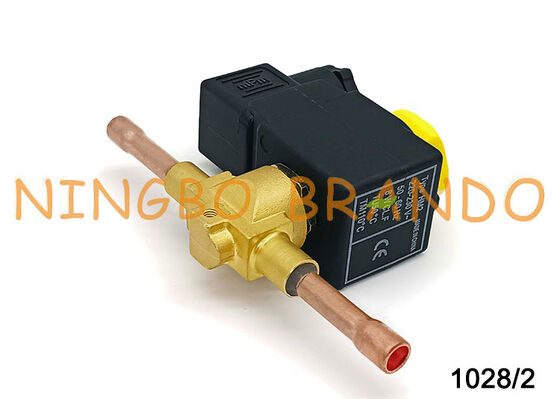 CASTEL Type 1028/2 Solenoid Valve 1/4 Inch for Refrigeration and HVAC systems