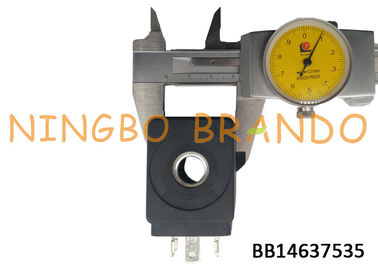 পার্কার প্রকার 491514B2 24/60 13W বায়ুসংক্রান্ত সোলিনয়েড কয়েল এফ ক্লাস পার্ট নম্বর 439511 DIN43650A এর জন্য সংযোগকারী