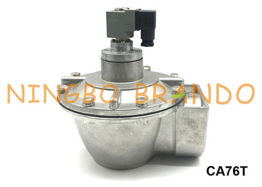 3 &quot;CA76T গয়ন প্রকার পালস জেট ডায়াফ্রাম ভালভ ধুলা সংগ্রাহক 24 ভি ডিসি 220V এসি এর জন্য