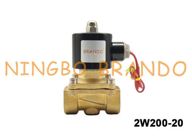 3/4 &quot;ইউএনআই-ডি টাইপ ইউডাব্লু -20 2W200-20 ব্রাস সলোনয়েড ভালভ জল গ্যাস তেলের জন্য