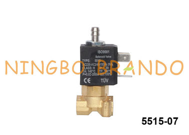কফি মেকার 5515 সিমে প্রকার 230VAC 220VAC এর জন্য 3/2 ওয়ে এনসি ব্রাস সোলেনয়েড ভালভ