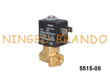 2/2 ওয়ে কফি মেকার 5515 সিমে প্রকার 230V এর জন্য সাধারণত বন্ধ ব্রাস সোলেনয়েড ভালভ