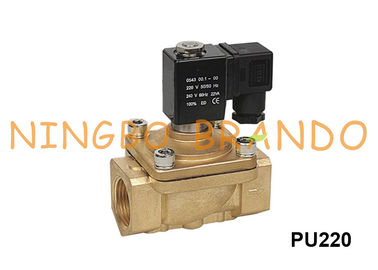 2 ওয়ে শকো টাইপ ব্রাস সলোনয়েড ভালভ 3/4 '' PU220-03 1/2 '' PU220-04 220VAC 24VDC