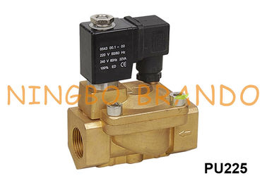 শাকো টাইপ ব্রাস সোলোনয়েড ভালভ 1 1/4 &quot;PU225-012 1 1/2 '' PU225-14 220V AC 24V DC