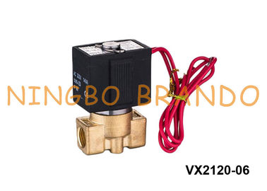জলের জন্য এসএমসি টাইপ ব্রাস সোলেনয়েড ভালভ 1/8 '' VX2120-06 1/4 '' VX2120-08 220V 24V