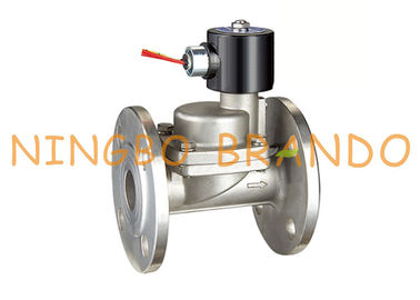 PS-25JF 1 '' ফ্ল্যাঞ্জ পিস্টন পাইলট চালিত স্টিম স্টেইনলেস স্টিল সোলোনয়েড ভালভ 24 ভিডিসি 220VAC
