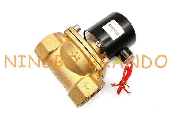 1-1 / 2 '' ইঞ্চি থ্রেডেড UW-40 2W400-40 2/2 ওয়ে এনসি ব্রাস সোলোনয়েড ভালভ