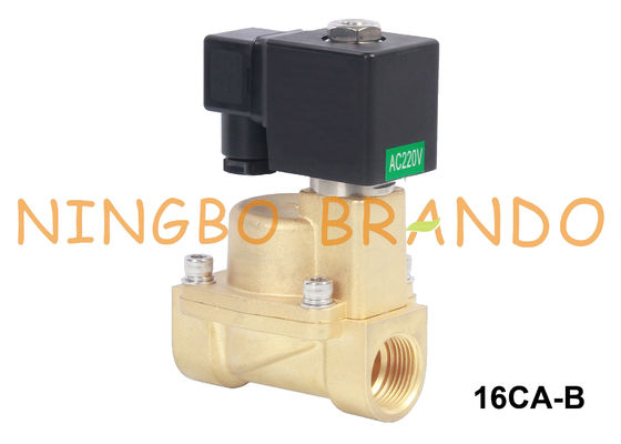 3/8 '' 1/2 '' 3/4 '' 1 '' গরম জল এবং বাষ্প ব্রাস সোলোনয়েড ভালভ 24V 220V