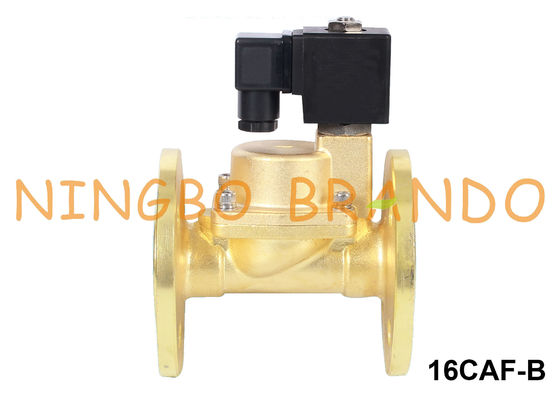 24V 220V ব্রাস সোলোনয়েড ভালভ স্টিম 1 '' 1-1 / 4 '' 1-1 / 2 '' 2 '' ফ্ল্যাঞ্জ শেষ