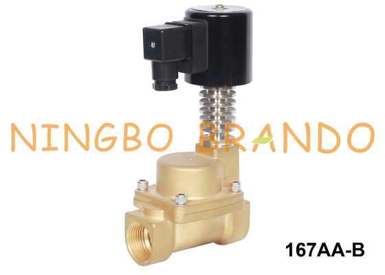3/8 &quot;1/2&quot; 3/4 &quot;1&quot; হট ওয়াটার ব্রাস সোলেনয়েড ভালভ 12V 24V 110V 220V