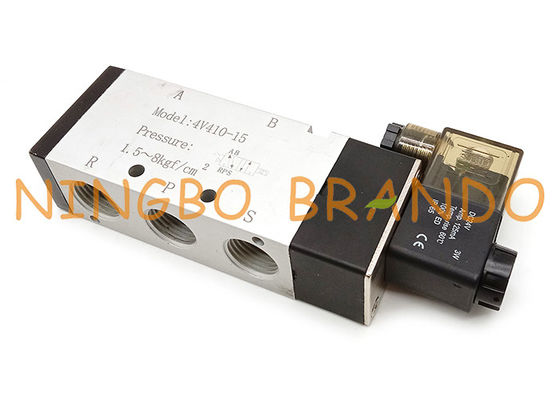 এয়ারট্যাক টাইপ 4V410-15 5/2 ওয়ে এয়ার কন্ট্রোল বায়ুসংক্রান্ত সোলেনয়েড ভালভ