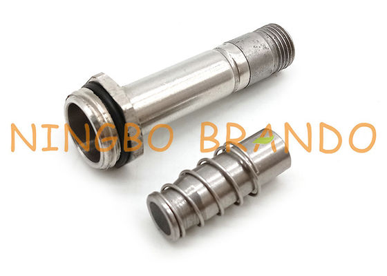 NBR সীল M12 থ্রেড SS304 8mm OD বায়ুসংক্রান্ত Solenoid ভালভ আর্মচার