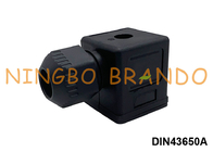 DIN43650A জলরোধী IP67 Solenoid ভালভ কয়েল সংযোগকারী DIN 43650 ফর্ম A