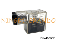 LED DIN 43650 ফর্ম B সহ DIN43650B IP65 MPM সোলেনয়েড কয়েল সংযোগকারী