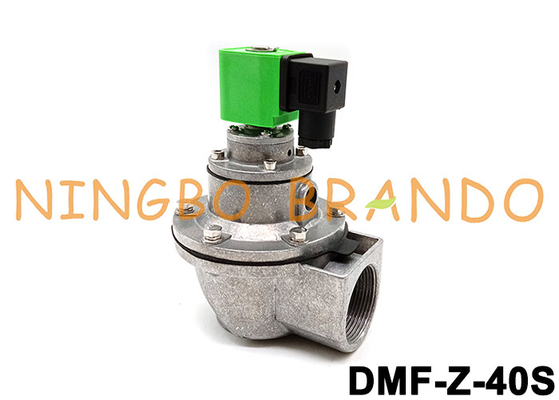 DMF-Z-40S 1.5'' থ্রেডেড পালস জেট ভালভ 12VDC 24VDC 110VAC 220VAC