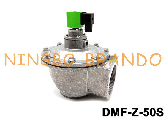 DMF-Z-50S AC220V DC24V এর জন্য 2 ইঞ্চি ডান কোণ ডায়াফ্রাম ভালভ