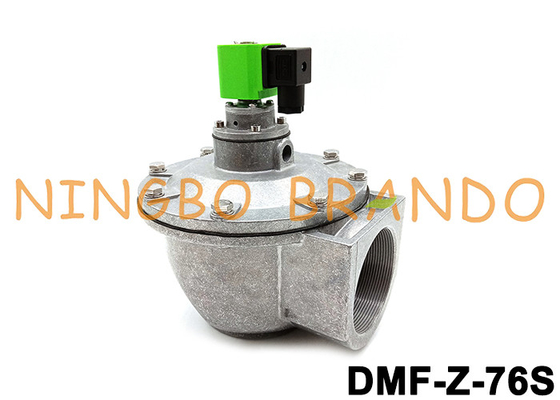 DMF-Z-76S 3 ইঞ্চি ডান কোণ ডায়াফ্রাম ভালভ AC220V DC24V