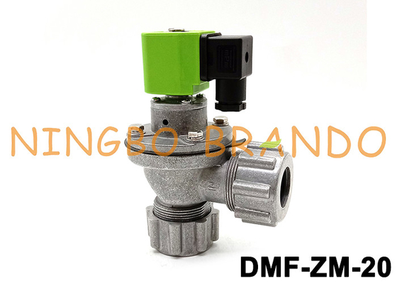 DMF-ZM-20 ফিক্স নাট 220 AC 24V DC সহ 3/4 ইঞ্চি পালস জেট ভালভ