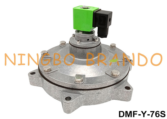 এমবেডেড 3'' ডাস্ট কালেক্টর পালস জেট ভালভ DMF-Y-76S AC220V DC24V