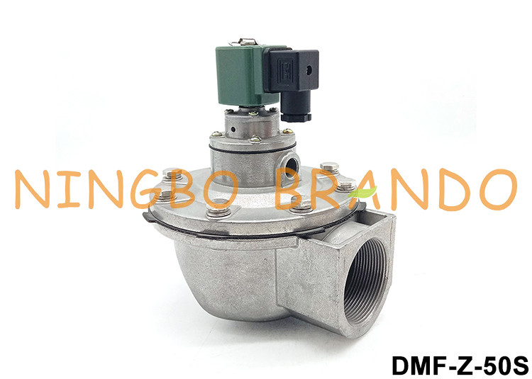 DMF-Z-50S AC220V DC24V এর জন্য 2 ইঞ্চি ডান কোণ ডাস্ট কালেক্টর ভালভ