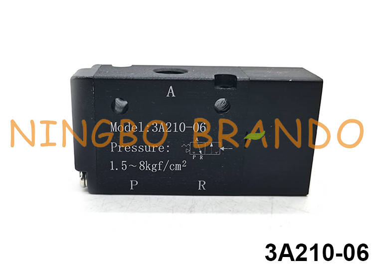 3A210-06 Airtac টাইপ একক বায়ুসংক্রান্ত বায়ু পাইলট ভালভ সমাবেশ 3/2 উপায়