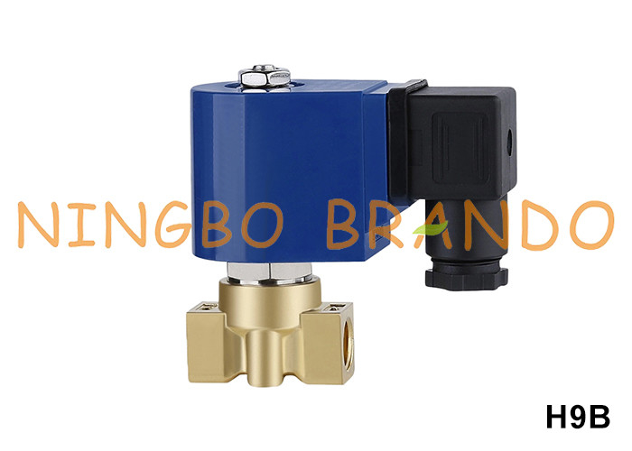 120 বার এয়ার ওয়াটার গ্যাস ব্রাস উচ্চ চাপ Solenoid ভালভ 1/8' 1/4' 3/8' 110V 220V