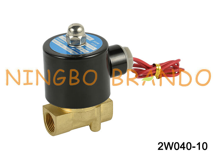2W040-10 সরাসরি অভিনয় সাধারণত বন্ধ 3/8 ইঞ্চি জল সোলেনয়েড ভালভ AC220V