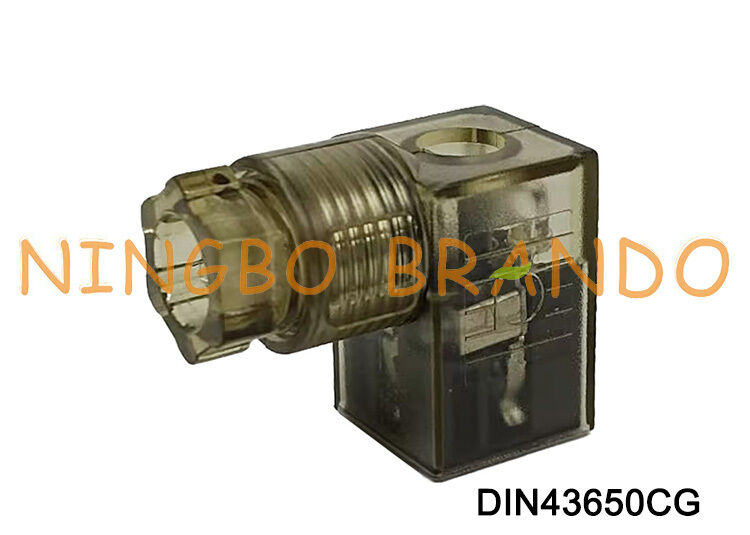 DIN43650C সোলেনয়েড ভালভ কয়েল সংযোগকারী 9.4mm MPM ব্রাউন DIN 43650 টাইপ সি