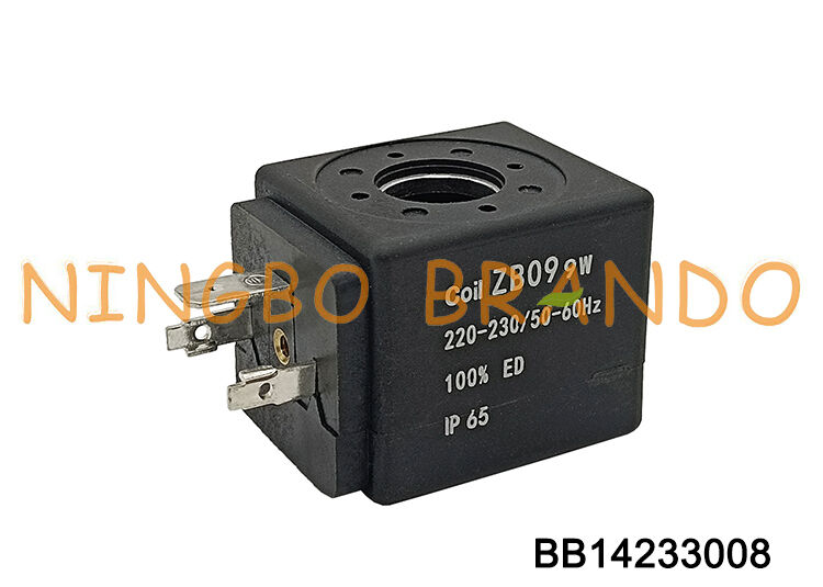 এসপ্রেসো কফি মেশিনের জন্য পার্কার টাইপ ZB09 9W 110v-120v সোলেনয়েড ভালভ কয়েল