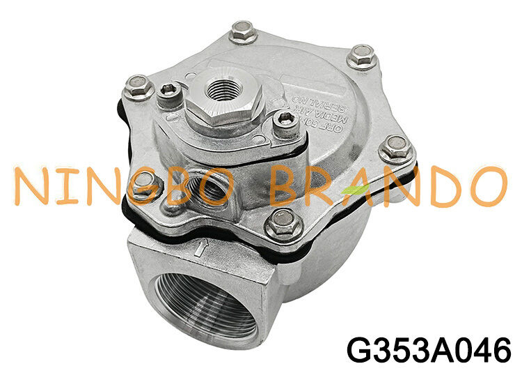 ASCO টাইপ G353A046 1 1/2 ইঞ্চি এয়ার কন্ট্রোল রিমোট পাইলট ডাবল ডায়াফ্রাম ভালভ