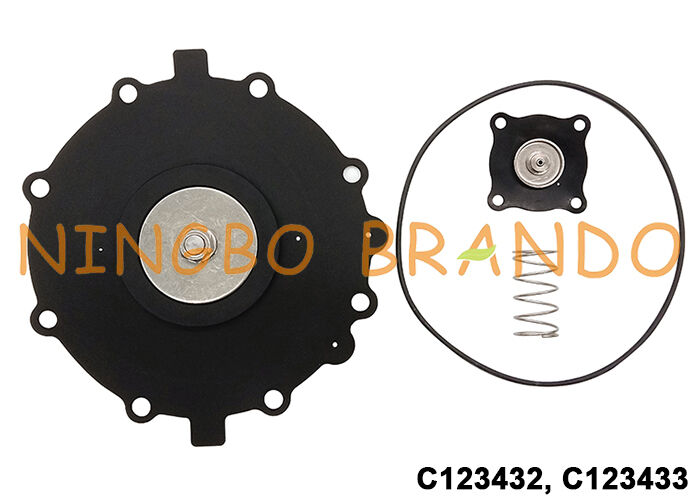 C123432 C123433 ASCO টাইপ SCG353D060 SCG353G060 G353.058 পালস ভালভের জন্য ডায়াফ্রাম কিট
