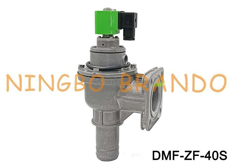 DMF-ZF-40S ডায়াফ্রাম ভালভ 1.5 ইঞ্চি ডান কোণ ফ্ল্যাঞ্জড ইলেক্ট্রোম্যাগনেটিক পালস ভালভ