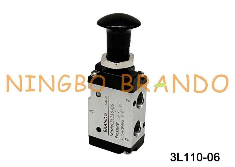 এয়ারট্যাক টাইপ 3L110-06 3L পুশ-পুল এয়ার কন্ট্রোল ভালভ 3/2 উপায়