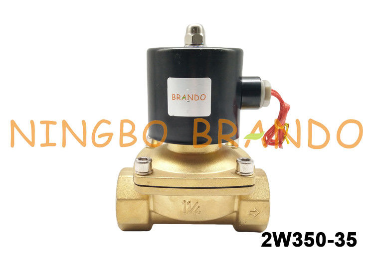 1-1 / 4 &quot;ইউএনআই-ডি প্রকারের UW-35 2W350-35 ব্রাস তরল নিয়ন্ত্রণ সোলোনয়েড ভালভ
