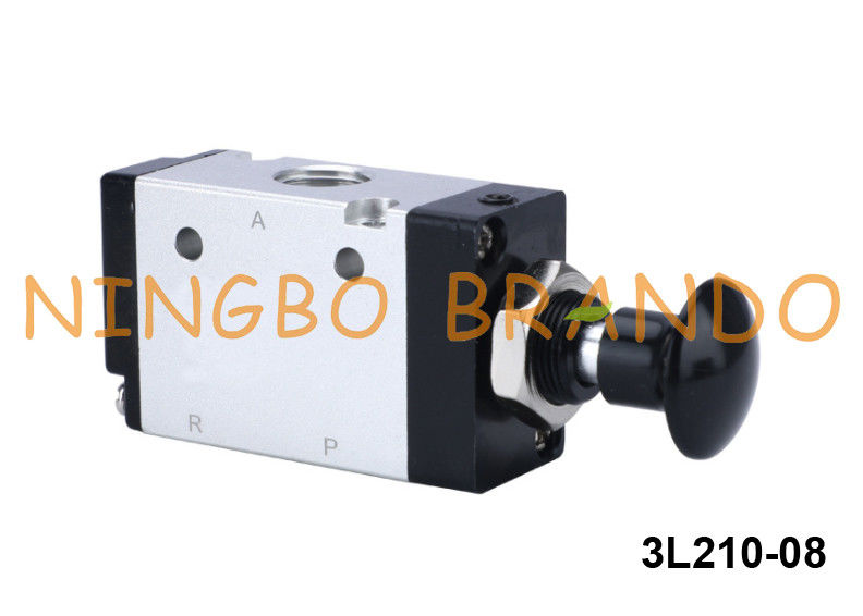 3L210-08 এয়ারট্যাক টাইপ 3 ওয়ে পুশ বায়ুসংক্রান্ত এয়ার কন্ট্রোল ভালভ