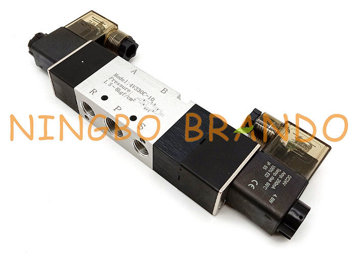 এয়ারট্যাক টাইপ 4V330C-10 5/3 ওয়ে ক্লোজড সেন্টার এয়ার কন্ট্রোল ভালভ