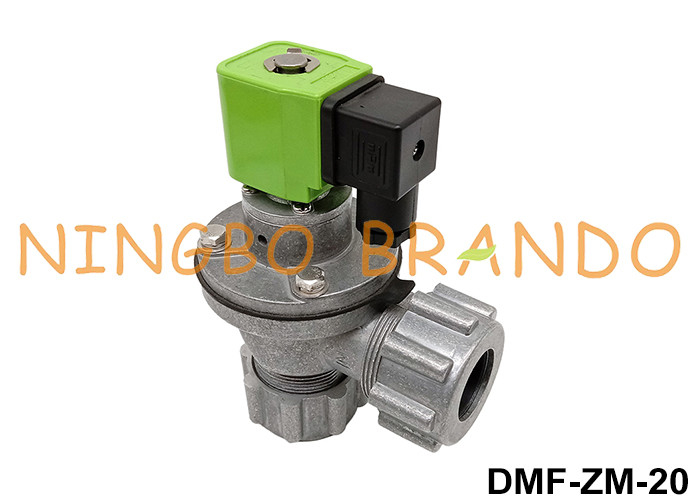DMF-ZM-20 3/4'' ফিক্স নাট 220V AC 24V DC সহ পালস জেট ভালভ