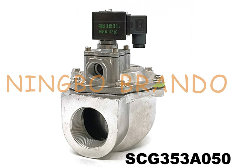 SCG353A050 2&quot; ASCO টাইপ পালস জেট ভালভ থ্রেডেড 353 সিরিজ সোলেনয়েড ডায়াফ্রাম
